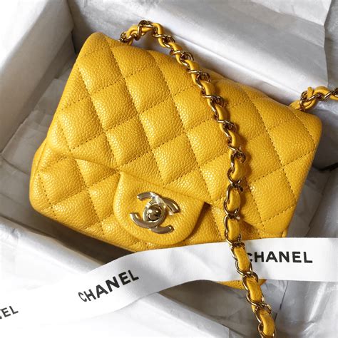 yellow chanel mini